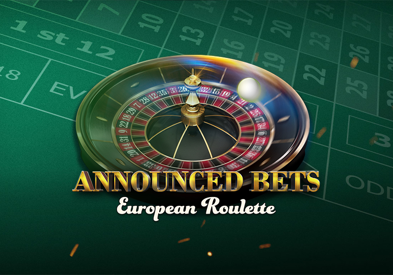 European Roulette Announced Bets  zdarma