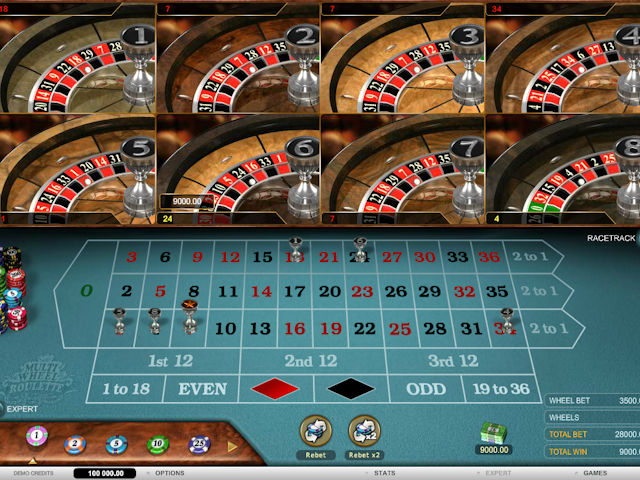 Multi wheel roulette, Jiné ruletové hry s neobvyklými kombinacemi